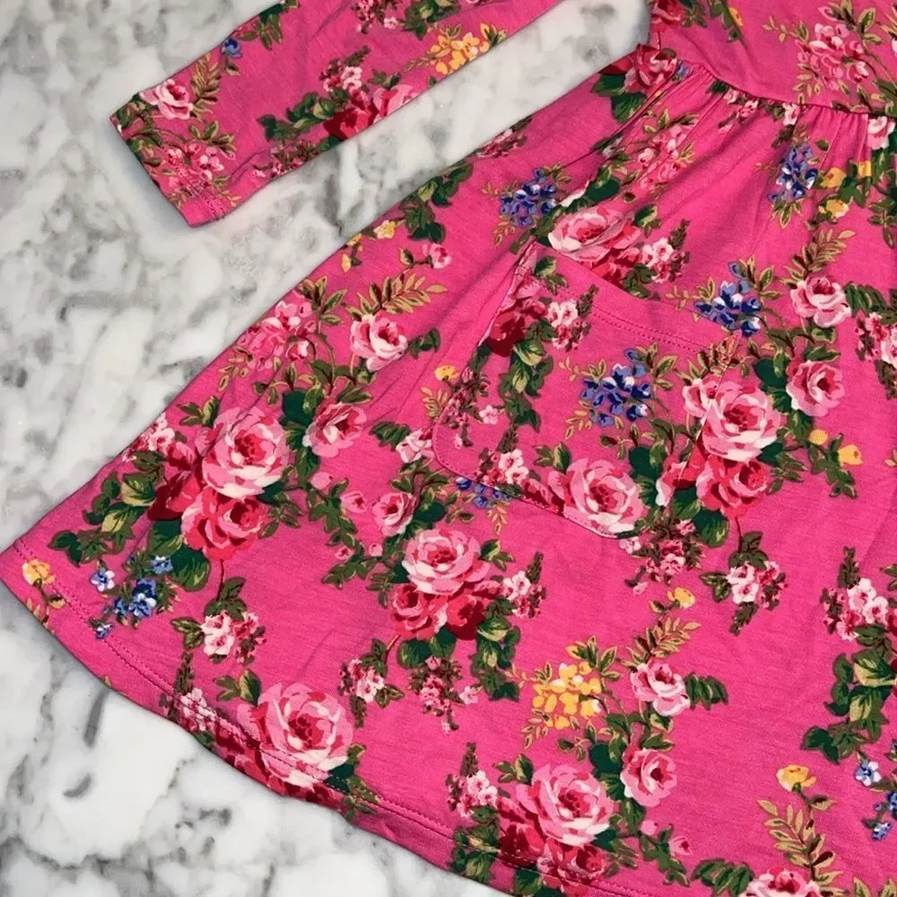 NWT ANGEL DEAR PINK DRESS 18/24M
